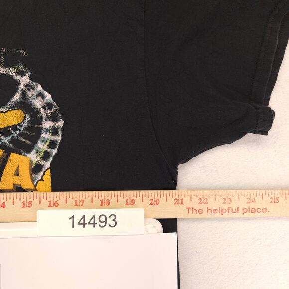 Nirvana Band Casual Crew Neck Graphic Shirt Adult Mens Size Large L Black - Picture 6 of 9